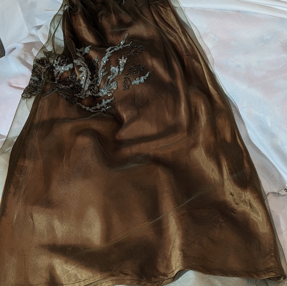 Sue Wong Nocturne bronze green mix - Picture 5 of 11